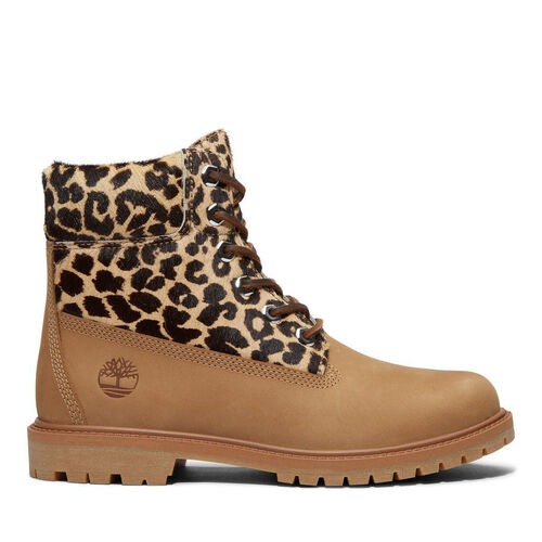 Timberland Women's Leopard  6-Inch Premium Waterproof Boot